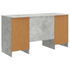 Stalas Betono pilka 142,5 x 50 x 75 cm Apdirbta mediena