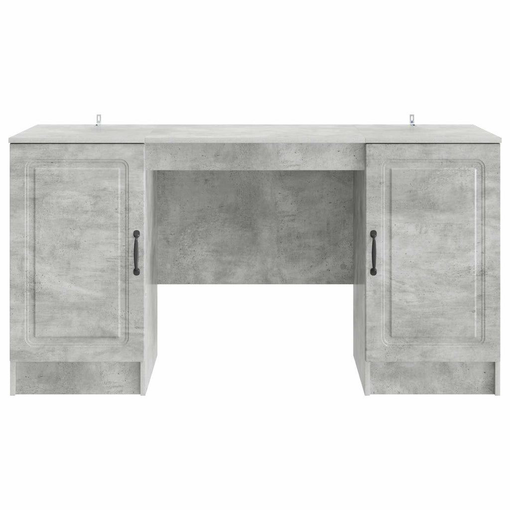 Stalas Betono pilka 142,5 x 50 x 75 cm Apdirbta mediena