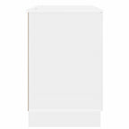 Stalas Itin blizgi balta 142,5 x 50 x 75 cm Apdirbta mediena