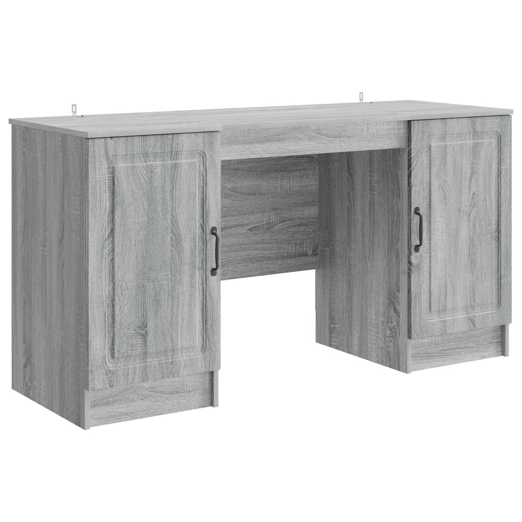 Stalas Pilka sonoma ąžuolo 142,5 x 50 x 75 cm Apdirbta mediena