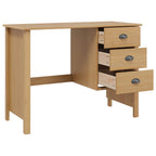 Stalas su stalčiais HILL Medus ruda 100 x 45 x 74 cm