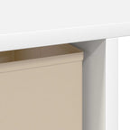 Stalas Balta Apdirbta mediena 100 x 40 x 75 cm