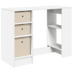Stalas Balta Apdirbta mediena 100 x 40 x 75 cm