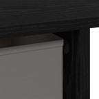 Stalas Juodas ąžuolas Apdirbta mediena 100 x 40 x 75 cm
