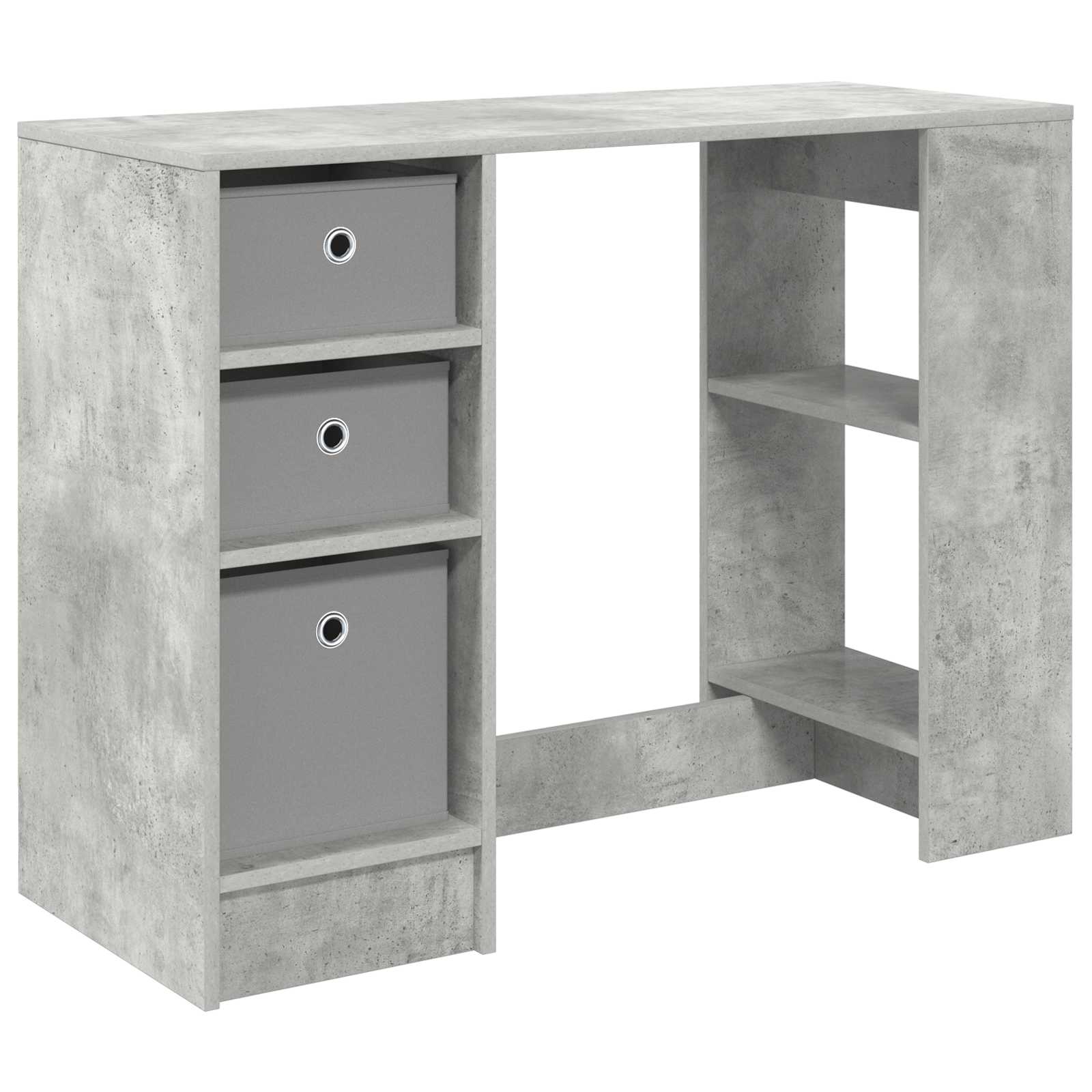 Stalas Betono pilka Apdirbta mediena 100 x 40 x 75 cm