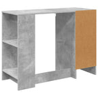 Stalas Betono pilka Apdirbta mediena 100 x 40 x 75 cm