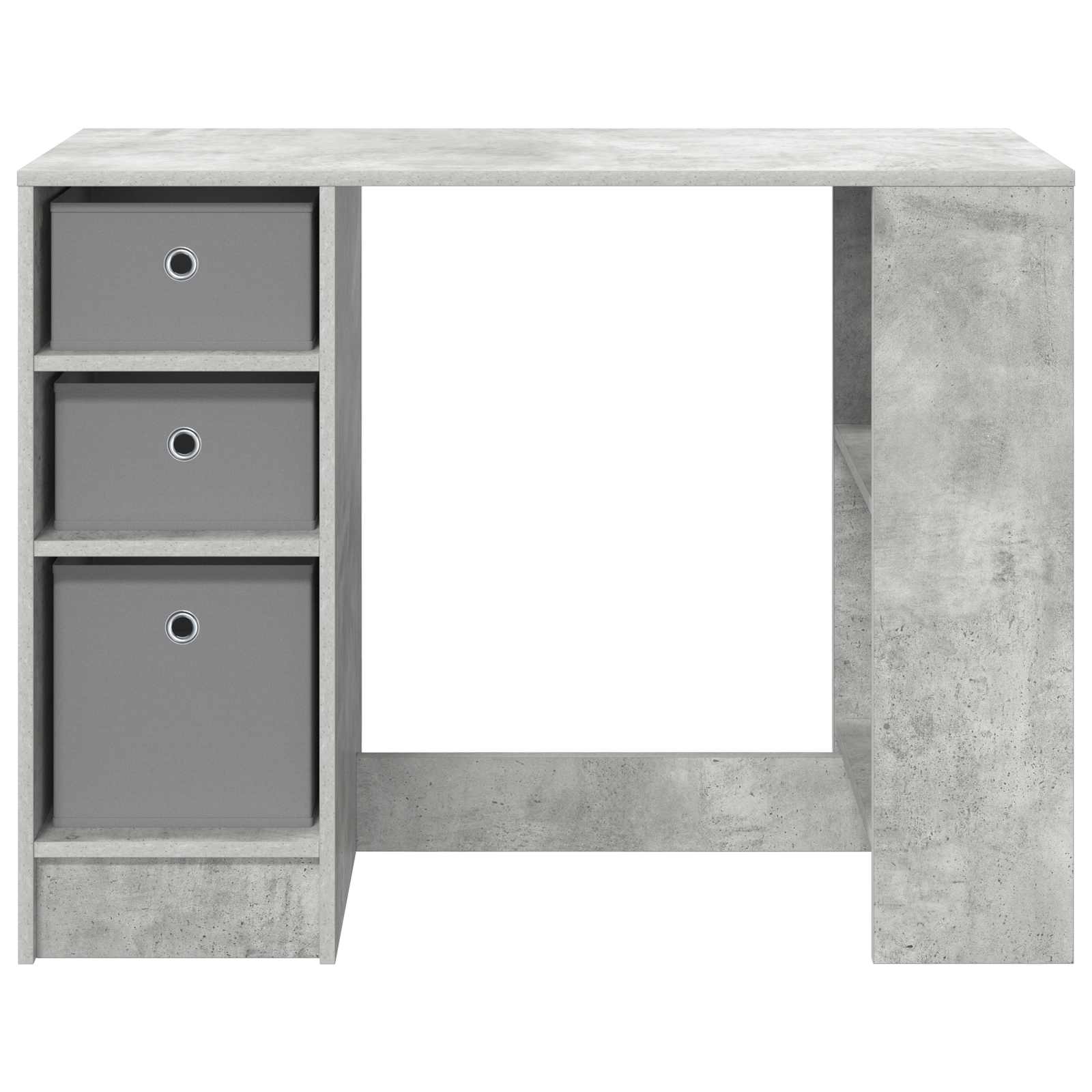 Stalas Betono pilka Apdirbta mediena 100 x 40 x 75 cm