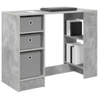 Stalas Betono pilka Apdirbta mediena 100 x 40 x 75 cm
