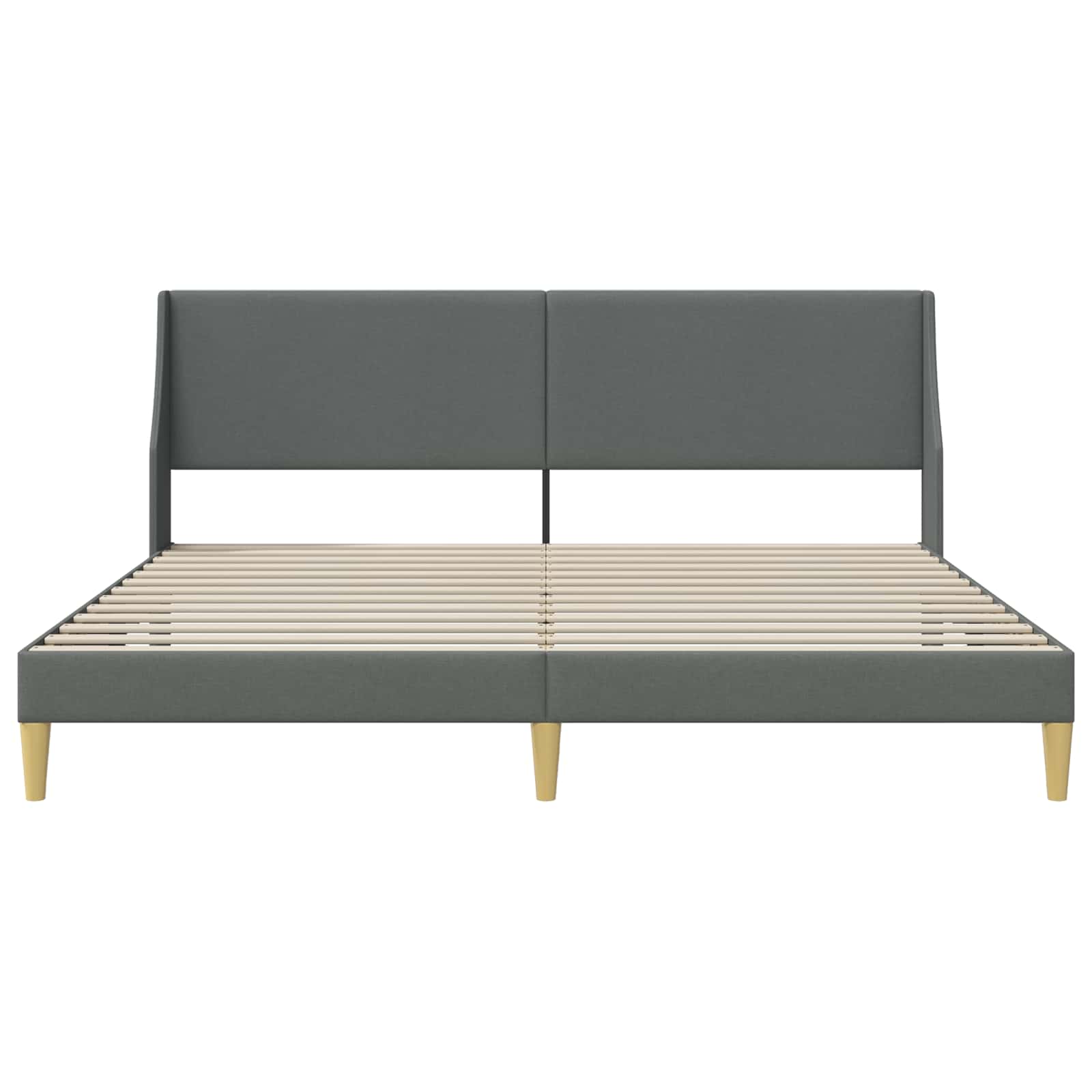 Lovos rėmas su galvūgalio Tamsiai pilka 100 x 203 cm Audinys