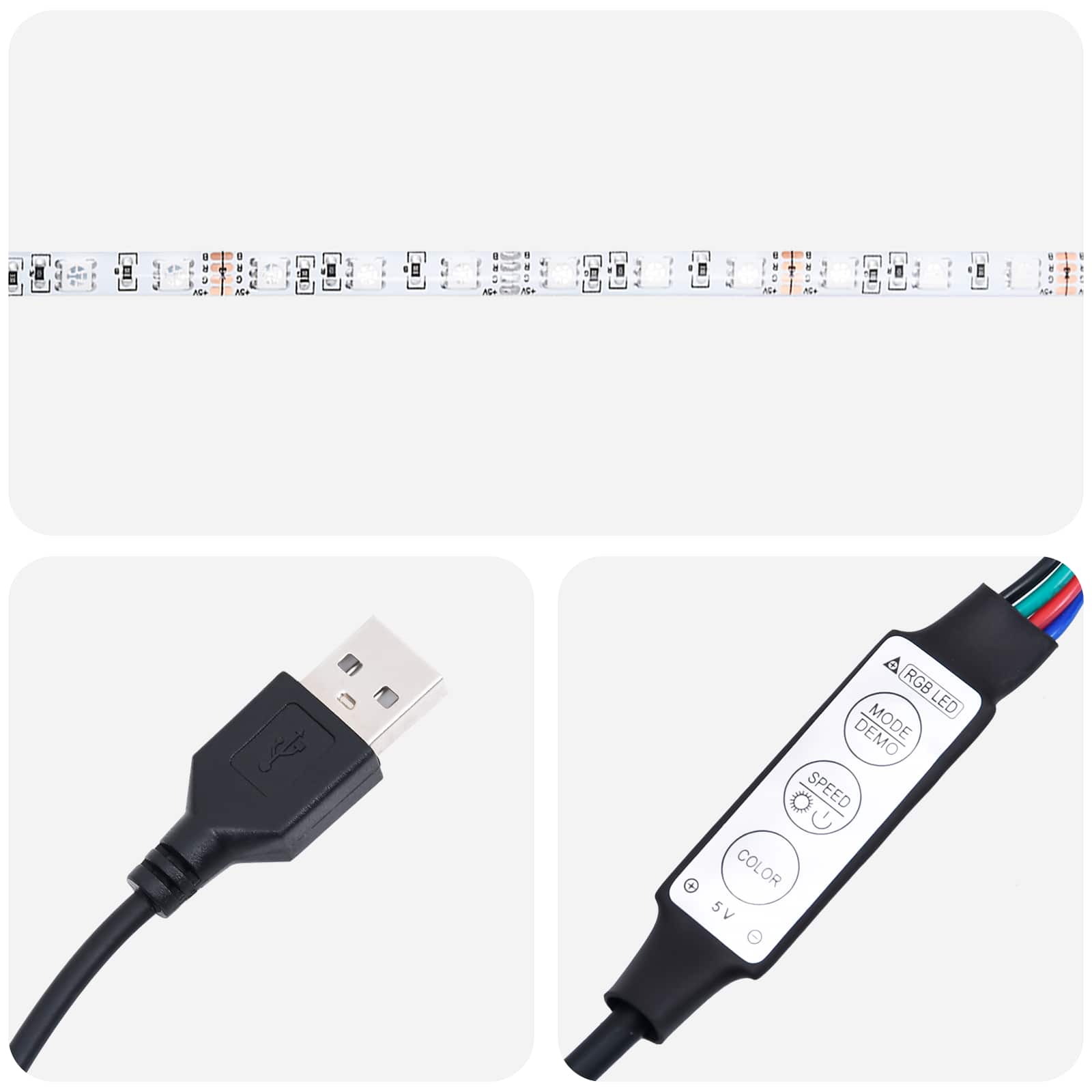 Lovos rėmas su LED Juodojo ąžuolo 80 x 200 cm Apdirbta mediena