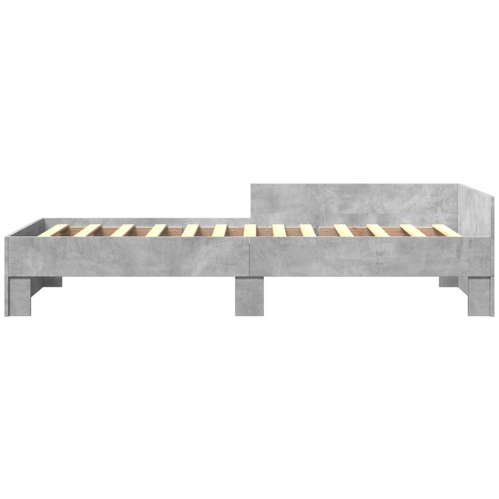 Lovos Rėmas su Galvūgaliu Betono pilka 80 x 200 cm