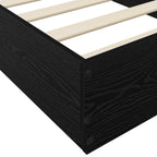 Grindų lovos rėmas Juodojo ąžuolo 80 x 200 cm Apdirbta mediena