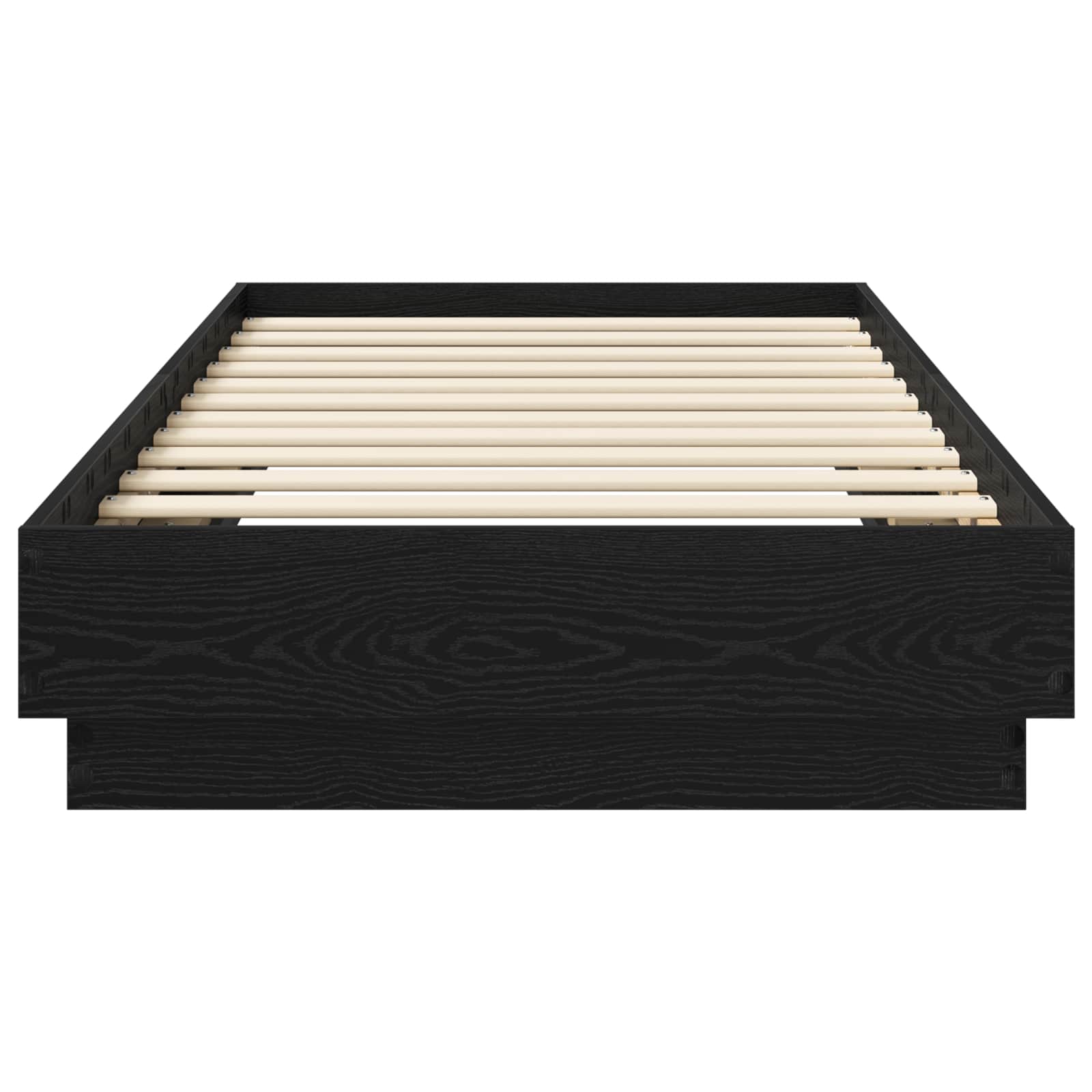 Grindų lovos rėmas Juodojo ąžuolo 80 x 200 cm Apdirbta mediena