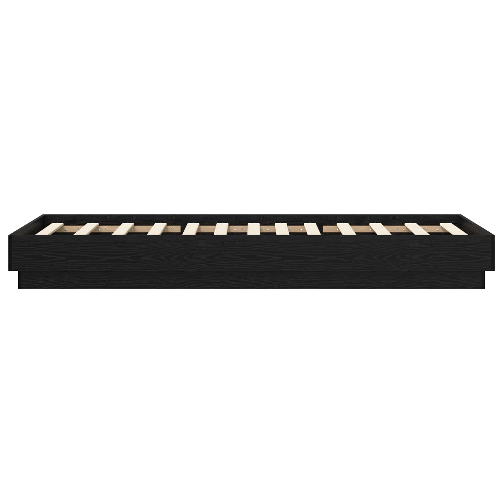 Grindų lovos rėmas Juodojo ąžuolo 80 x 200 cm Apdirbta mediena