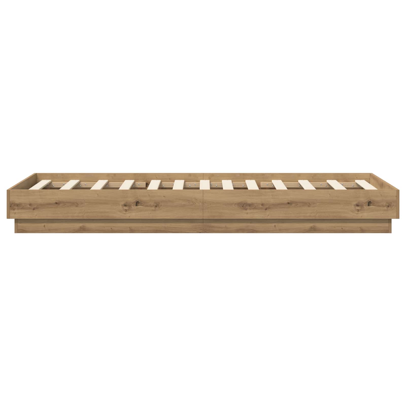 Grindų lovos rėmas Artisano ąžuolo 80 x 200 cm Apdirbta mediena