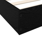 Grindų lovos rėmas Juodojo ąžuolo 80 x 200 cm Apdirbta mediena