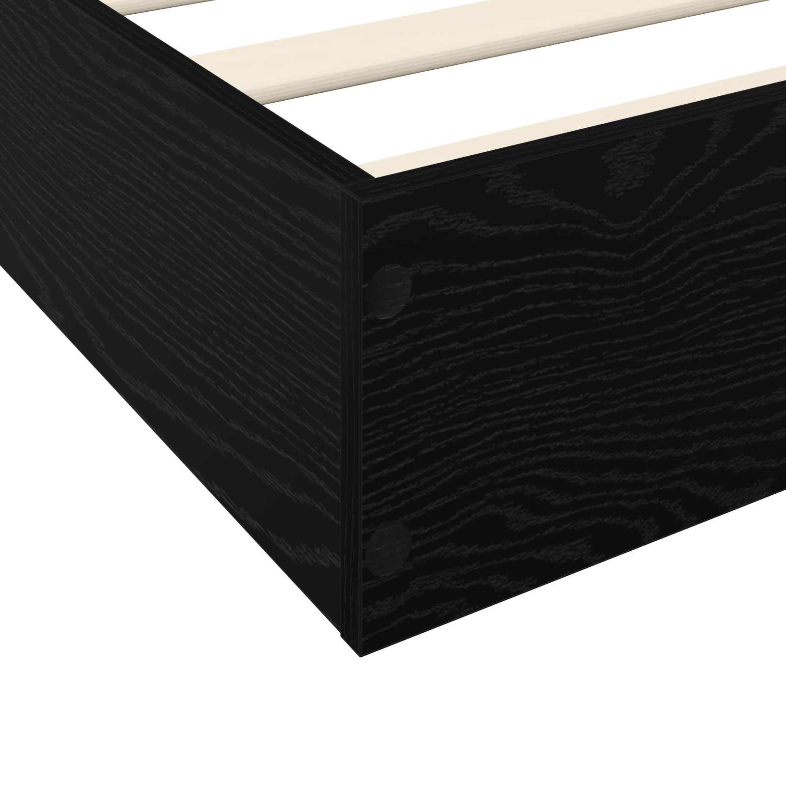 Grindų lovos rėmas Juodojo ąžuolo 80 x 200 cm Apdirbta mediena