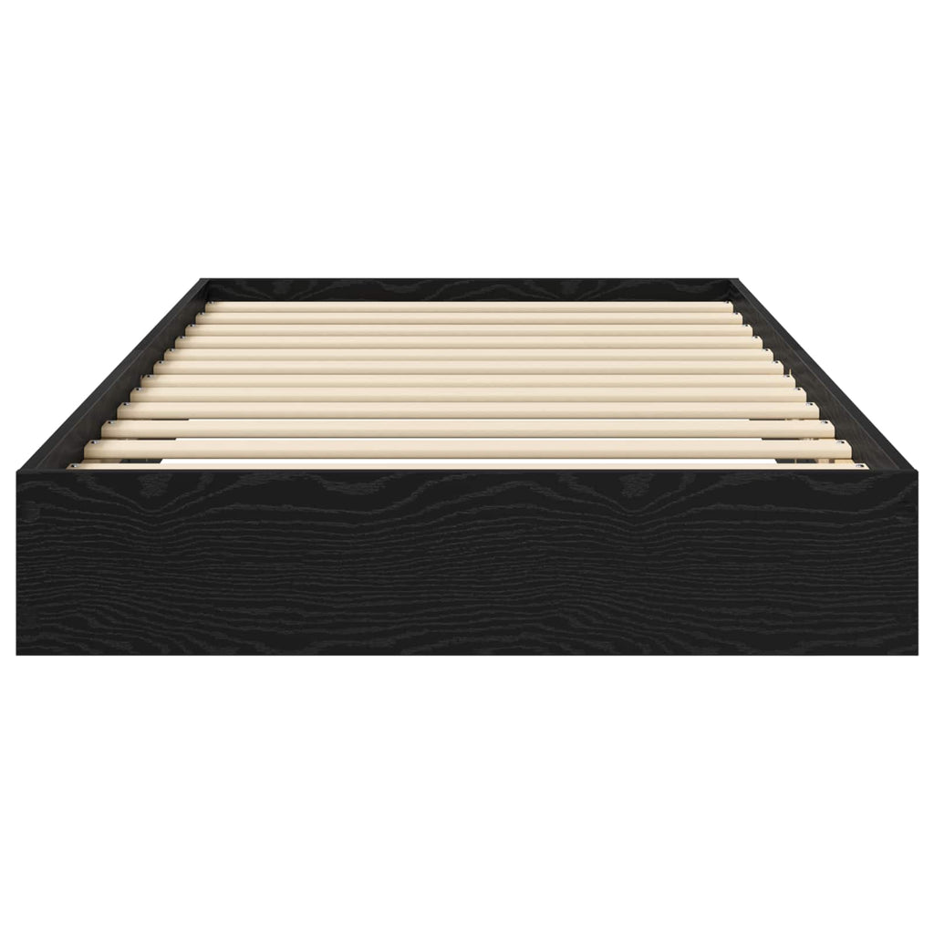 Grindų lovos rėmas Juodojo ąžuolo 80 x 200 cm Apdirbta mediena