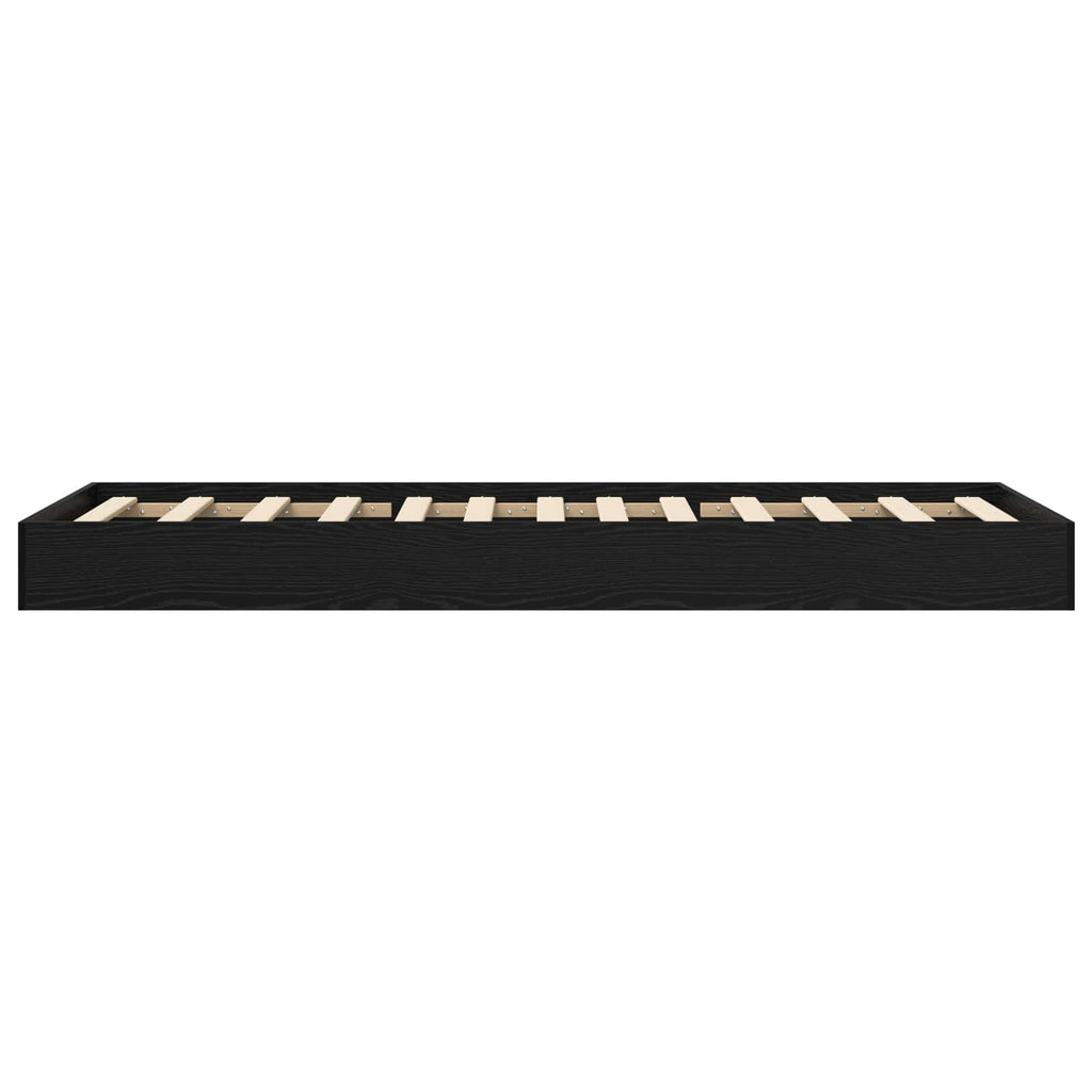 Grindų lovos rėmas Juodojo ąžuolo 80 x 200 cm Apdirbta mediena