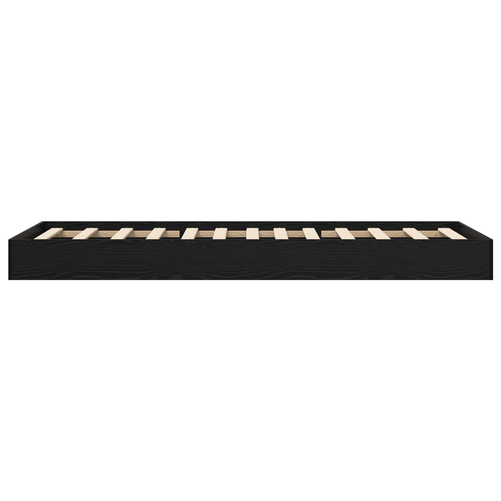 Grindų lovos rėmas Juodojo ąžuolo 80 x 200 cm Apdirbta mediena