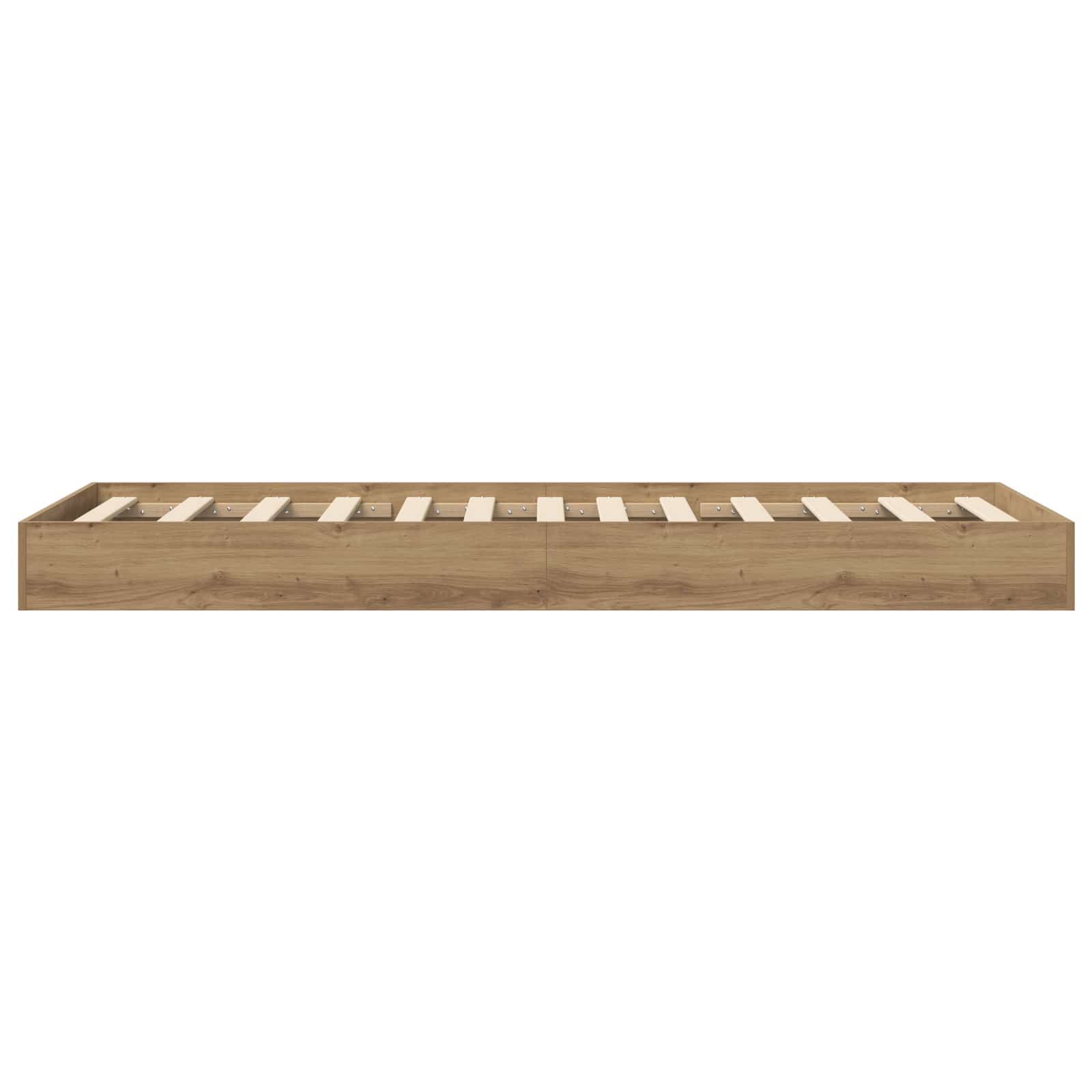 Grindų lovos rėmas Artisano ąžuolo 80 x 200 cm Apdirbta mediena