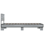 Lovos Rėmas su Galvūgaliu Pilka Sonoma 80 x 200 cm