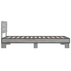 Lovos Rėmas su Galvūgaliu Pilka Sonoma 80 x 200 cm
