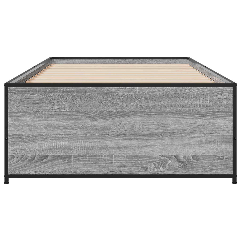 Lovos rėmas Pilka Sonoma 80 x 200 cm Apdirbta mediena