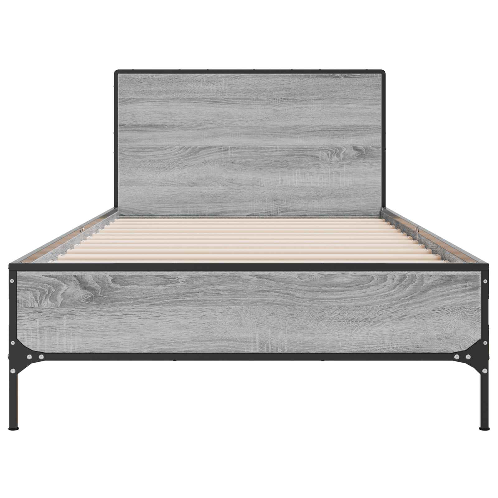 Lovos Rėmas su Galvūgaliu Pilka Sonoma 80 x 200 cm