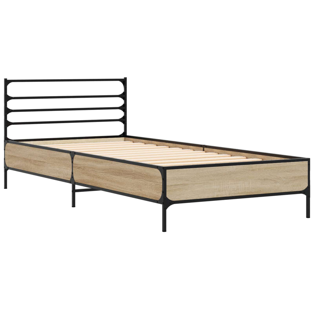 Lovos rėmas Sonoma ąžuolas 80 x 200 cm Apdirbta mediena