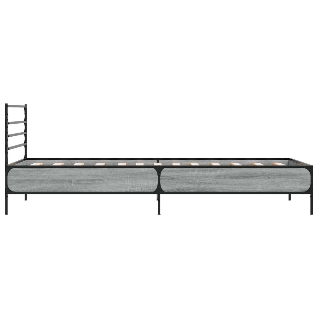 Lovos rėmas Pilka Sonoma 80 x 200 cm Apdirbta mediena