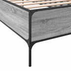 Lovos rėmas Pilka Sonoma 80 x 200 cm Apdirbta mediena