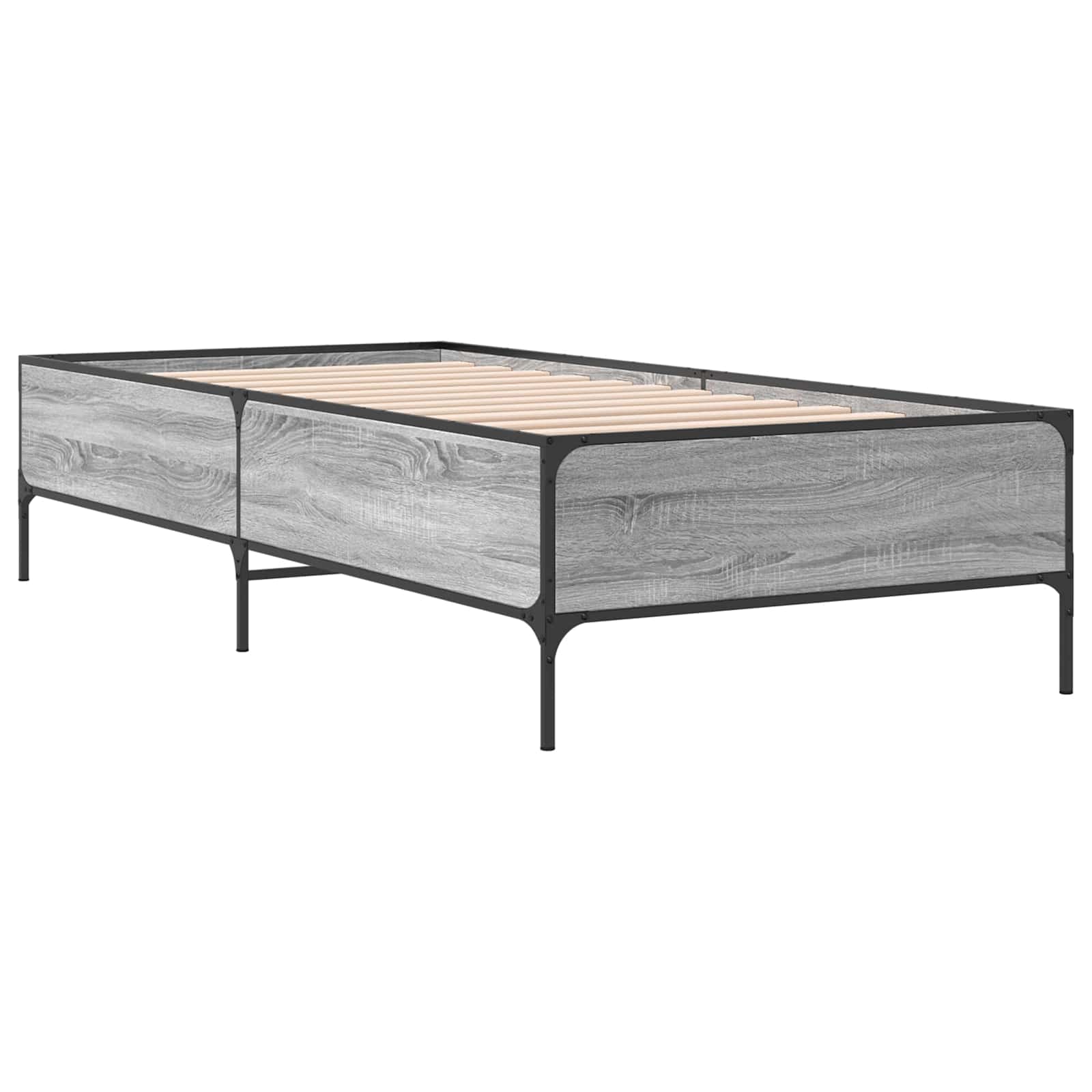 Lovos rėmas Pilka Sonoma 80 x 200 cm Apdirbta mediena