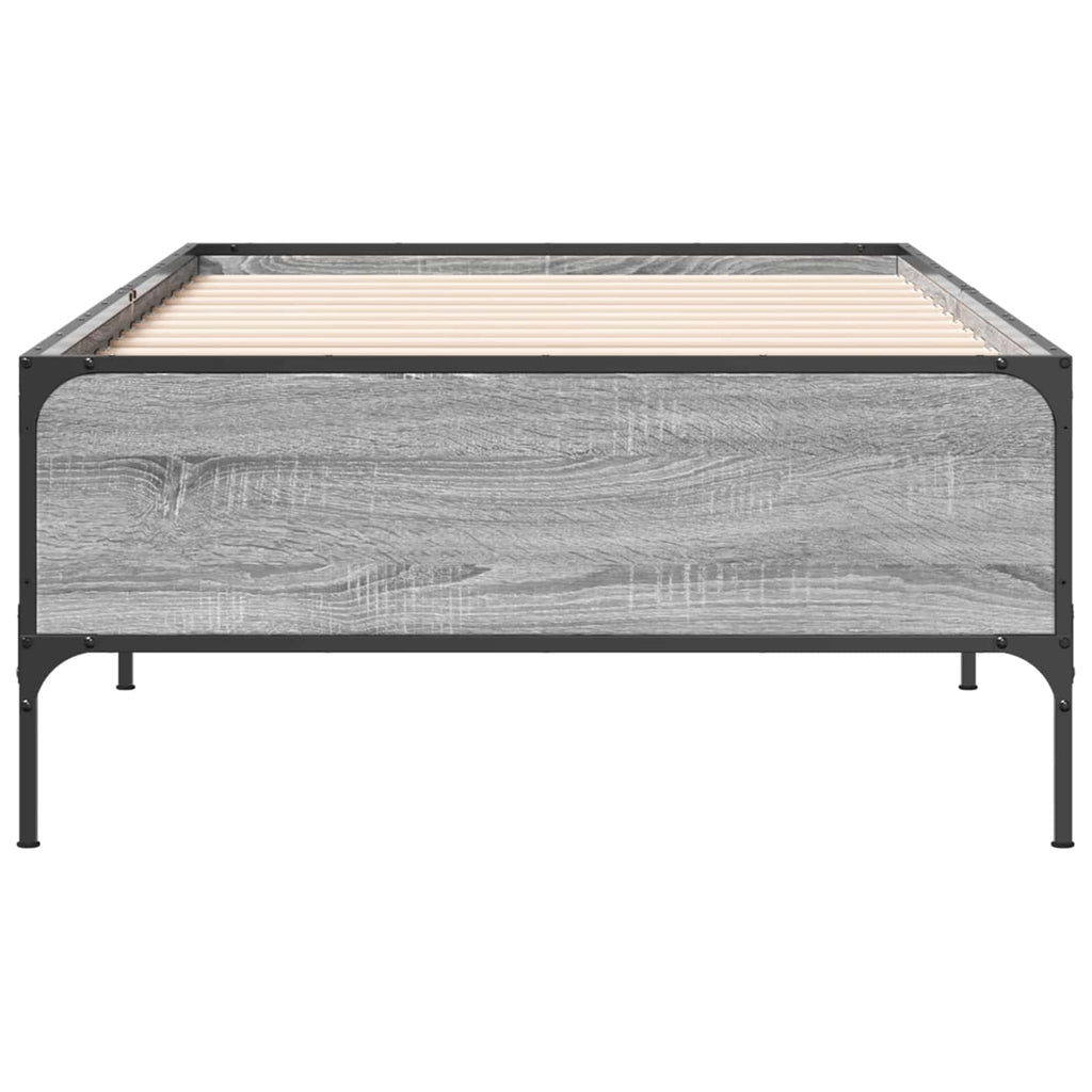 Lovos rėmas Pilka Sonoma 80 x 200 cm Apdirbta mediena