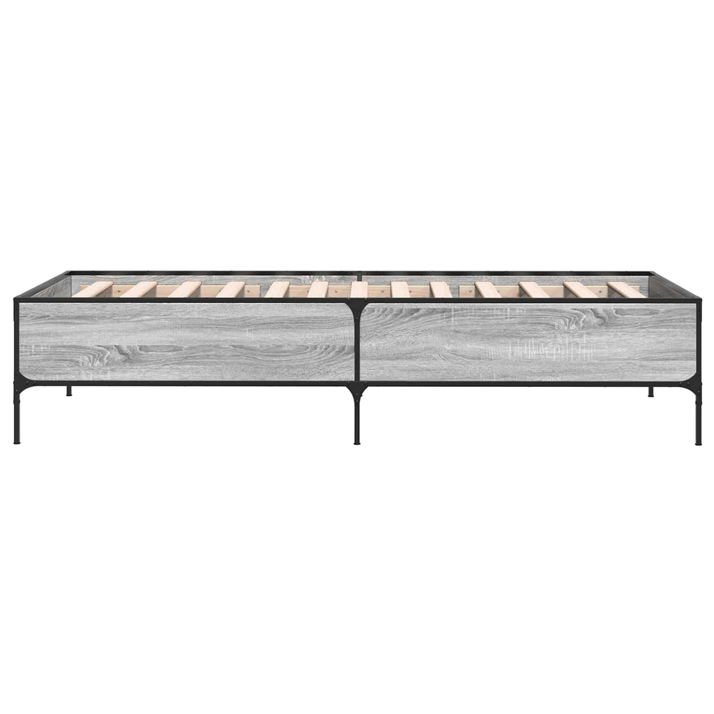 Lovos rėmas Pilka Sonoma 80 x 200 cm Apdirbta mediena
