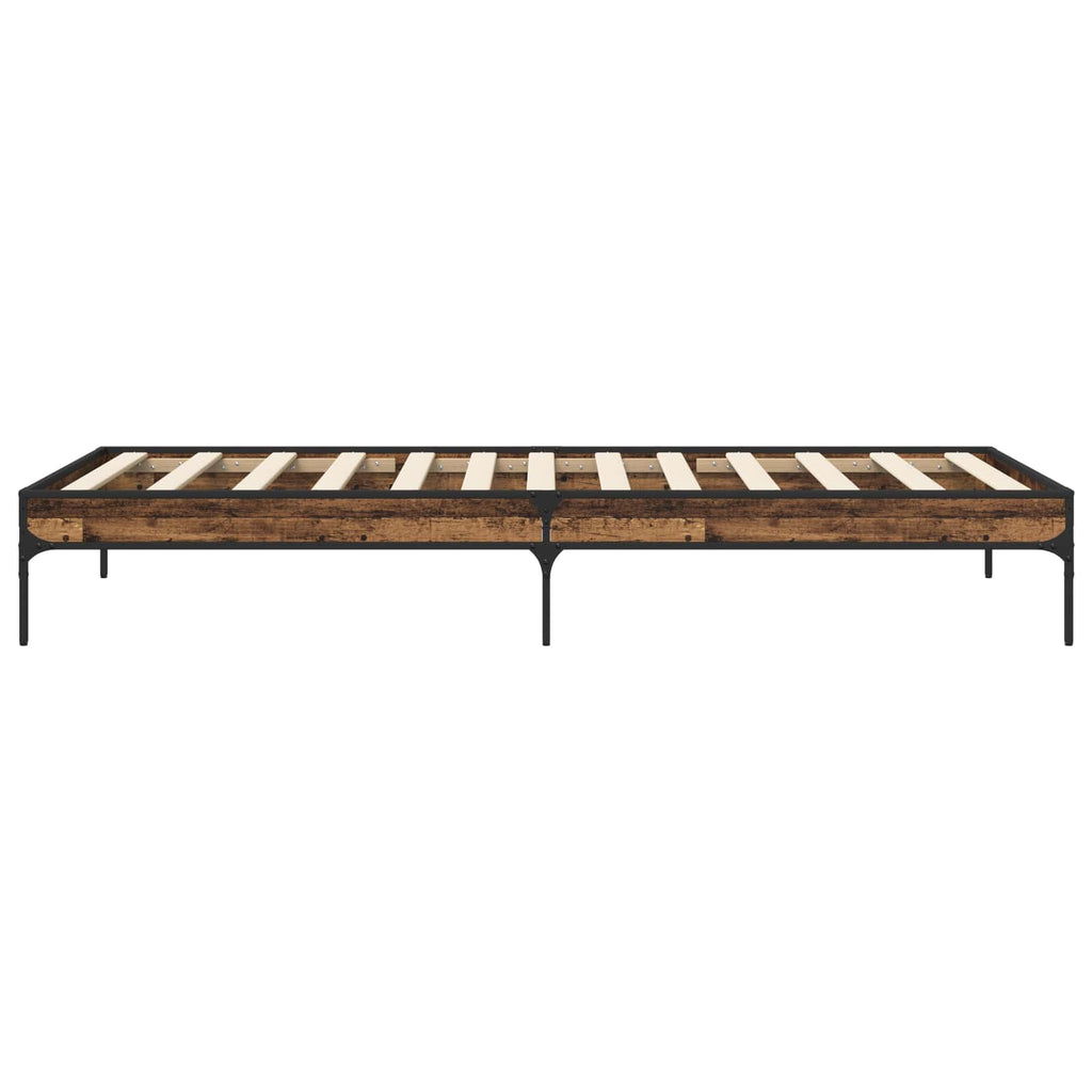 Lovos rėmas Sendintos medienos 80 x 200 cm Apdirbta mediena
