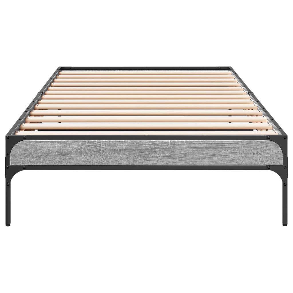 Lovos rėmas Pilka Sonoma 80 x 200 cm Apdirbta mediena