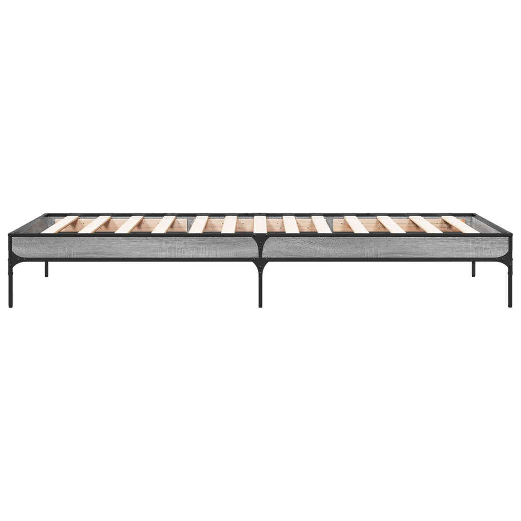 Lovos rėmas Pilka Sonoma 80 x 200 cm Apdirbta mediena