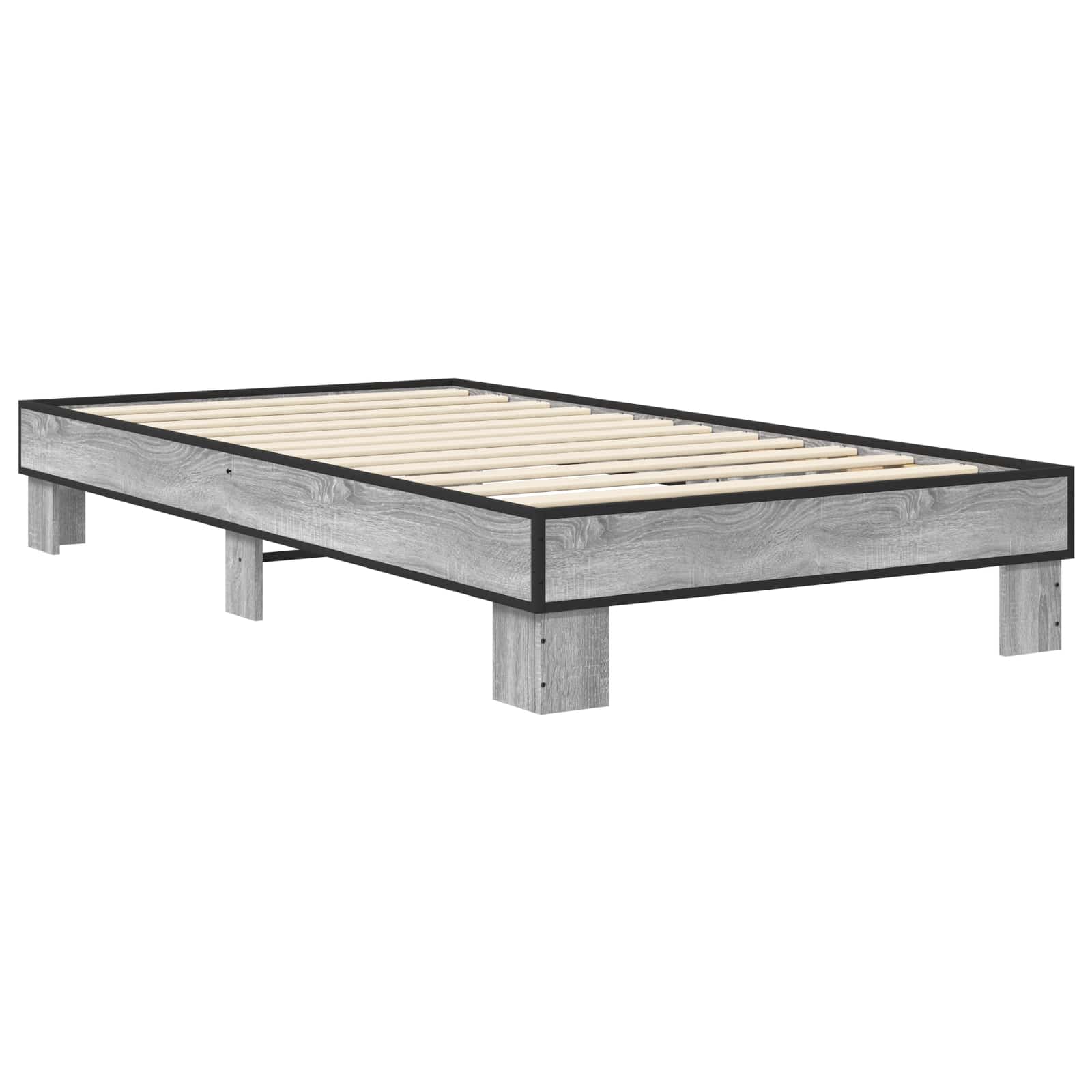 Lovos rėmas Pilka Sonoma 80 x 200 cm Apdirbta mediena