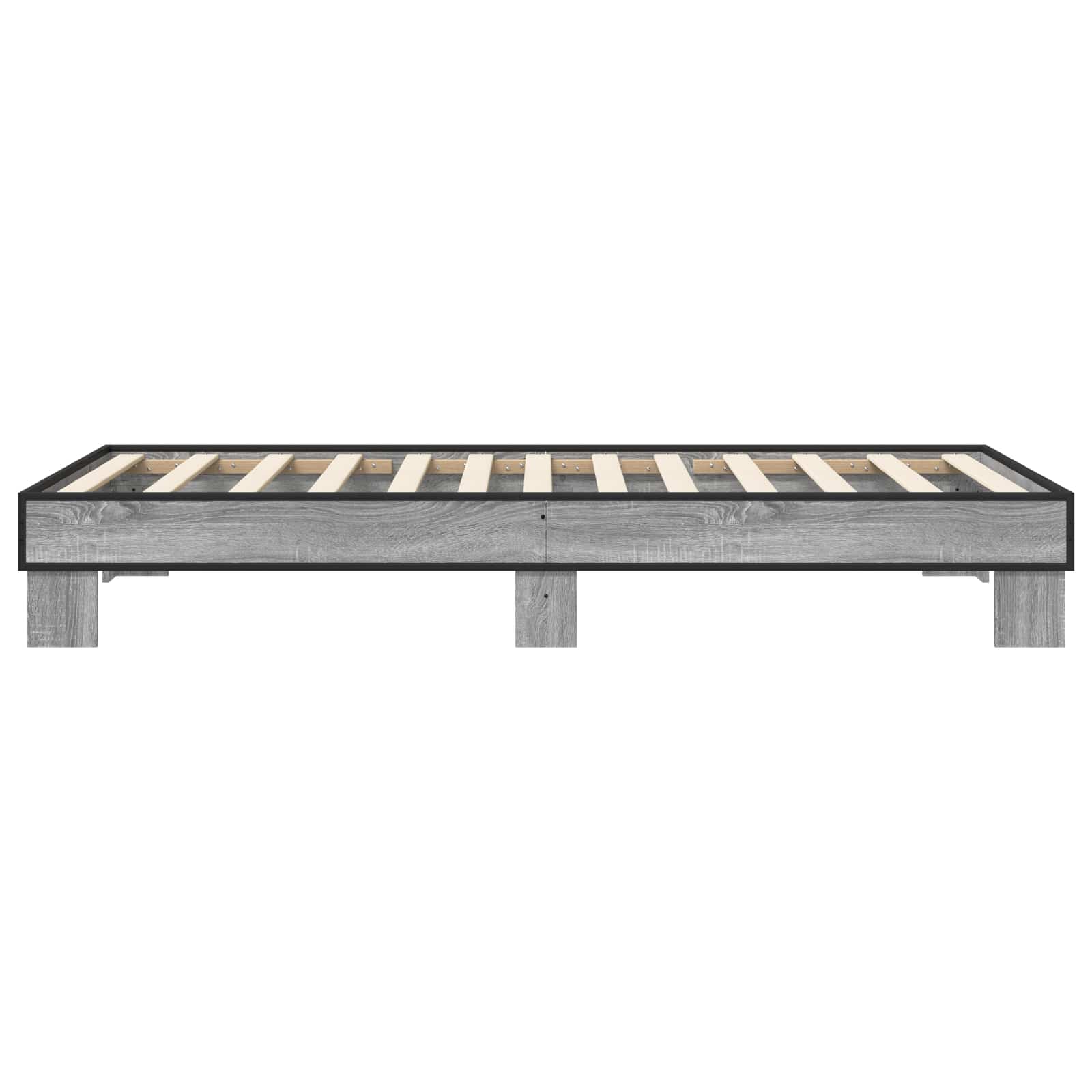 Lovos rėmas Pilka Sonoma 80 x 200 cm Apdirbta mediena