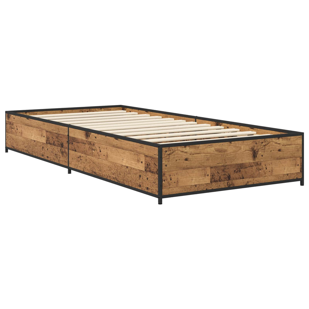 Lovos rėmas Sendintos medienos 80 x 200 cm Apdirbta mediena