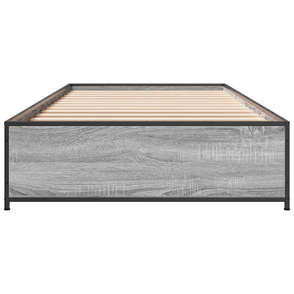 Lovos rėmas Pilka Sonoma 80 x 200 cm Apdirbta mediena