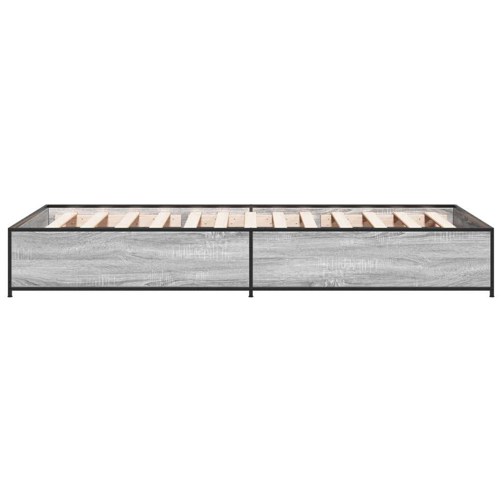 Lovos rėmas Pilka Sonoma 80 x 200 cm Apdirbta mediena
