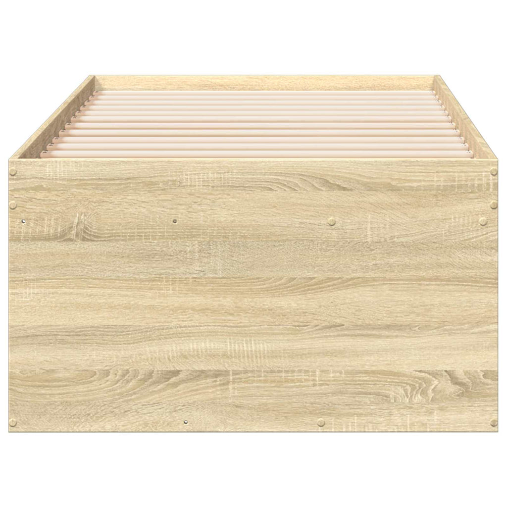 Lovos rėmas su saugojimu su stalčių Sonoma ąžuolas 80 x 200 cm