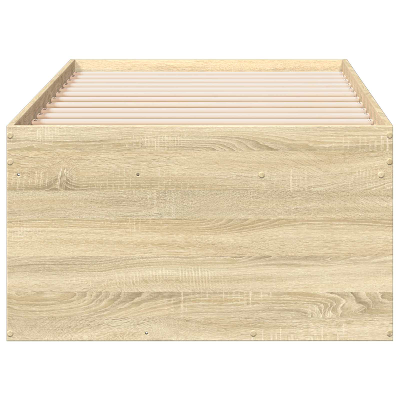 Lovos rėmas su saugojimu su stalčių Sonoma ąžuolas 80 x 200 cm