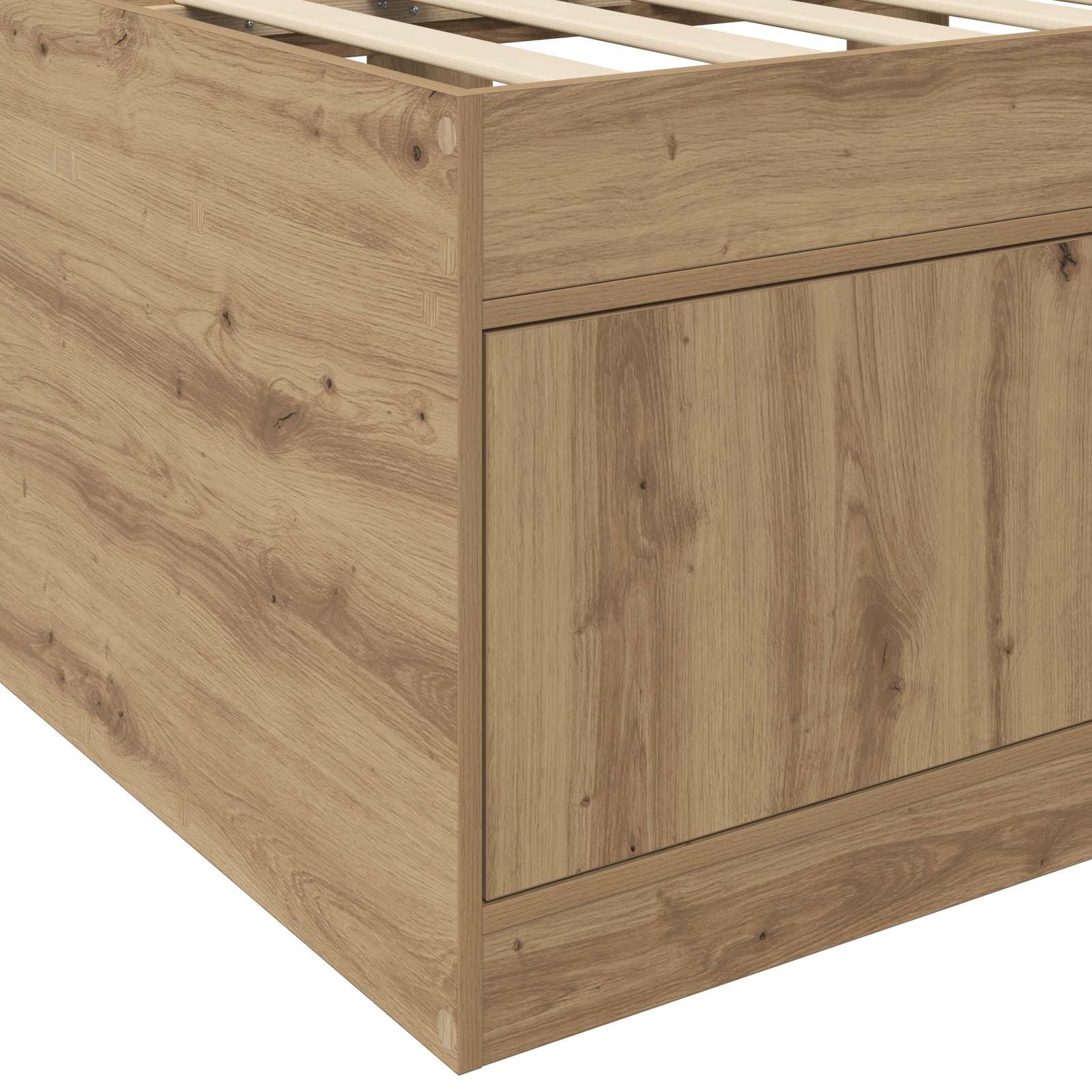 Lovos rėmas su saugojimu su stalčių Artisano ąžuolo 80 x 200 cm
