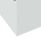 Lovos rėmas su saugojimu Balta 80 x 200 cm Apdirbta mediena