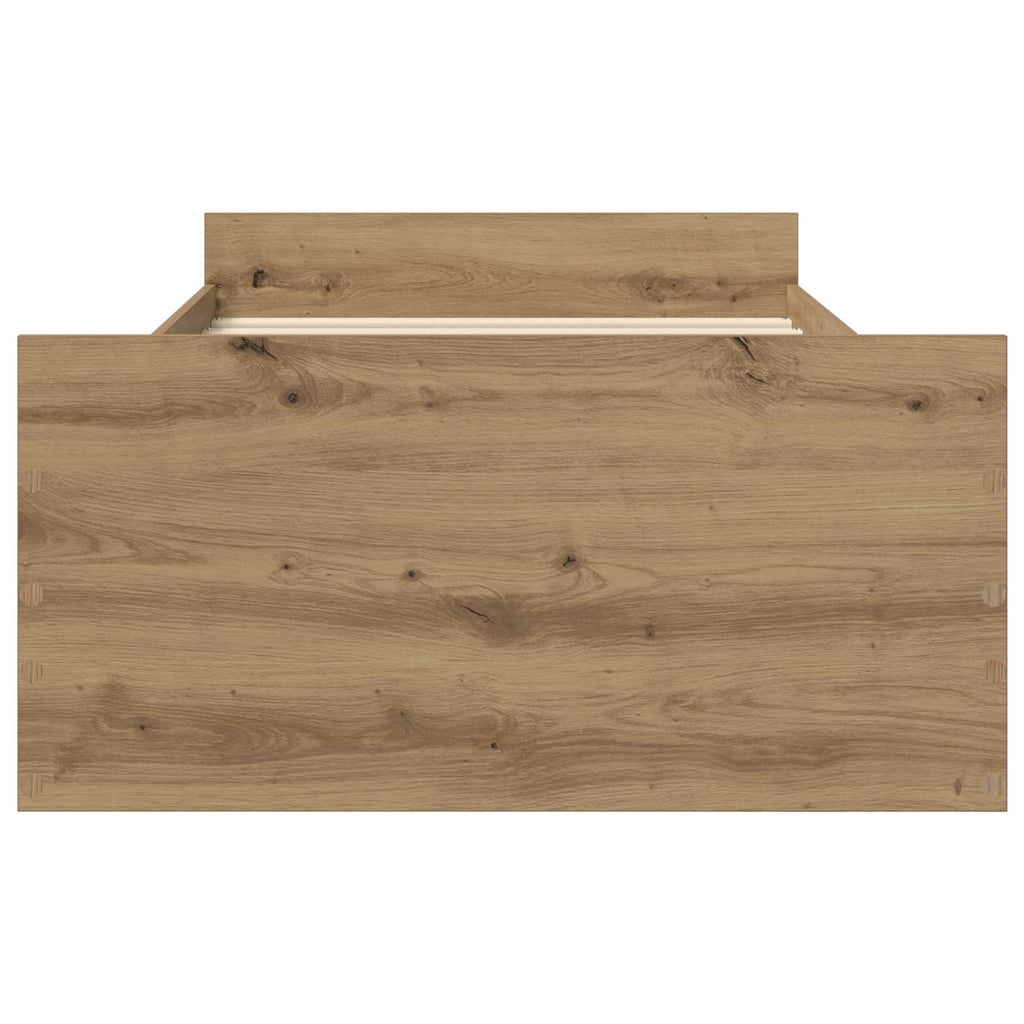 Lovos rėmas su saugojimu su stalčių Artisano ąžuolo 80 x 200 cm