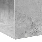 Lovos rėmas su saugojimu su lentyna Betono pilka 80 x 200 cm