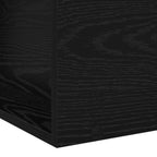 Lovos rėmas su saugojimu su lentyna Juodojo ąžuolo 80 x 200 cm